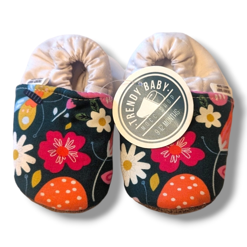 Trendy Baby 9-12m Forest Pattern Moccasin